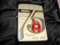 75th ANNIVERSARY ZIPPO NOW IN STOCK (DEC 2006)
