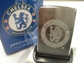 Chelsea FC Crest Brush Chrome Zippo Lighter