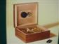 25 Cigar Oak Humidor w/Money Clip (HUI101)