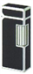 Dunhill Silver Plated Black Lacquer SL 2301