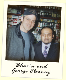 Bhavin and George Clooney